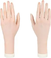 Ysyqkn Mannequin Hand, Acrylic Nail Practice, Realistic Flexible Female Hand, Bracelet Manicure Jewelry Organizer, Left and Right Hand, as described