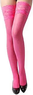 [Generic] Women's Lace Top Sheer Thigh High Silk Stockings