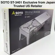 NEW SOTO Minimal Worktop ST-3401 Silver Camping Hiking Table Only From Japan