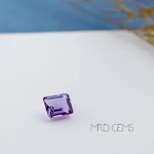 ｜Mr.D嚴選寶石｜ 寶石級紫水晶 5.58克拉 祖母綠切割 crystal001P