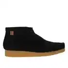 MENS CLARKS SHACRE CHUKKA BOOT BLACK SUEDE LEATHER WALLABEES SIZES NEW IN BOX