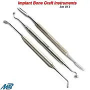 Dental Implant Bone Compactor Palti Bone Scoop Graft Packer Double Ended Tools