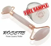 Rose Quartz Facial Roller for Face Skin Natural Crystal Roller Facial Massage