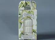 DIAMANTE VANILLA Vegat. Based Round Individually Wrapped Soaps 4x2.8 oz. Italy