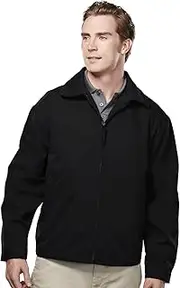 [AFC] Men’s Twill Jacket Polyester Water Resistant Coat Big & Tall Sizes 3 Colors