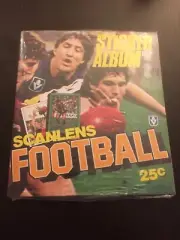 PANINI SCANLENS FOOTBALL AUSTRALIA 1984 AFL COMPLETE LOOSE STICKERS SET + ALBUM