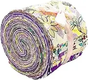 Tadill 40x Roll up, Roll up Strips Crafts DIY Projects, Lightweight Sewing Quilting Strips for Party Toys Quilting Birthday