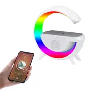Intelligent Ambient Light Cell Phone Wireless Charging Bedside Night Light Multi-Mode Play Bluetooth Speaker