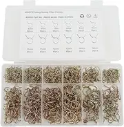 420pcs Fuel Line Spring Wire Clips 10‑Size 5‑14mm Air Tube Clamps for Motorcycle Scooter ATV