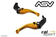 ASV Honda Monkey Z125 2023 F3 Short Gold Brake and Clutch Levers