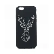 2 Pcs Elk Painted Pattern Soft Tpu Protective Shell For Iphone 6 Plus