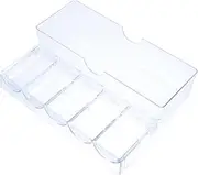 HONMEET 1pc Box Chip Box Chip Trays Drinks Tokens Poker Chip Holder with Lid Chip Cases Game Counters Dispenser Clear Chip Storage Pp Container Small Items Container Pp Organizer Case