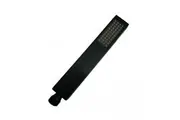 AQUAPERLA Blaze Matte Black Brass Square Hand-Held Shower Spray Head