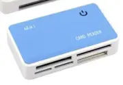ASTROTEK USB Card Reader Hub for CF I CF IIXD Micro Driver SD SDHC Mini SD MM...