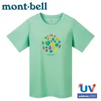 在飛比找松果購物優惠-Mont-Bell 日本 女 WIC.T 山木葉短袖排汗T恤