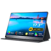 UPERFECT Portable Monitor 17.3 Inch 4K 3840*2160 Laptop Monitor PC Screen