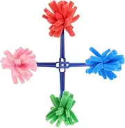 4pcs Painting Brush Sponge Brushes for Crafts Paint Sponges for Painting Paint Sponges for Sponge Paint Brush Sponge Brushes for Painting Plastic