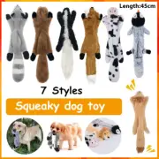 Soft Plush Pet Toy Squeaky Animal Dog Chew Sloth Series 45cm Dental Health AU