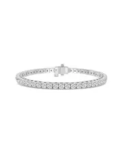 Silver 1.00 ct. tw. Lab-Grown Diamond Tennis Bracelet