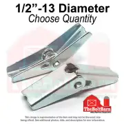 1/2"-13 Spring Wing Toggle Anchor Nuts Coarse Zinc Clear (Choose Quantity)