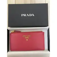 在飛比找蝦皮購物優惠-近全新 PRADA 長夾 Saffiano皮革 日本直送 二