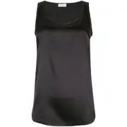 [Brunello Cucinelli] Brunello Cucinelli Scoop Neck Vest L BLACK