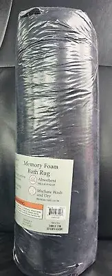 lalaLOOM Thick Memory Foam Bath Rug Soft Velvet is Absorbent Bathroom Mats D...
