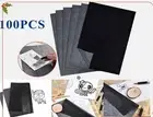 Black 100 Sheets Carbon Paper Transfer Copy Graphite Tracing A4 Wood Canvas Art