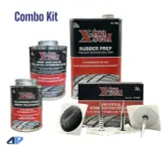 Xtra Seal Patch-Plug/Glue/Sealant/Pre-Buff Tire Repair Combo Set Great Kit!