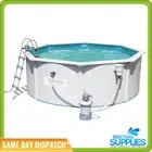 Bestway 12ft Hydrium Round Steel Wall Above Ground Pool 3.6m x 1.2m