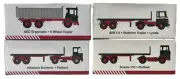 4x ATLAS 1:76/OO EDDIE STOBART SCANIA ATKINSON AEC & ERF TRAILER TIPPER FLATBED