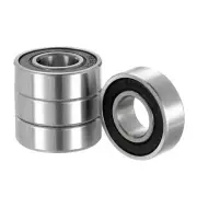 4pcs Deep Groove Ball Bearings 5/8" x 1-3/8" x 11mm Chrome Steel Balls ABEC1