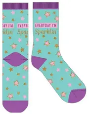 Frankly Funny Novelty Socks One Size Fits Most - I'm Sparklin, EJF E10994