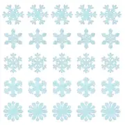 Glow The Dark Snowflakes Decals Glow The Dark Snow Wall Sticker