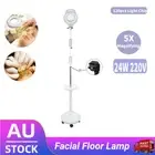 Floor Stand 5X Magnifying Lamp Magnifier Light Nail Beauty Salon 120LEDs Light