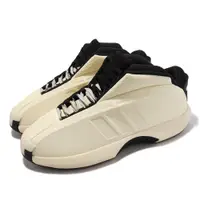 在飛比找ETMall東森購物網優惠-adidas 籃球鞋 Crazy 1 男鞋 象牙白 黑 緩衝