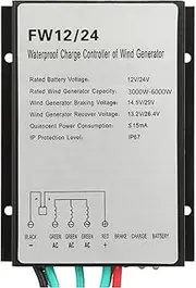 10000W High Efficiency Waterproof Wind Turbine Generator Charge Controller, 12V 24V 48V Wind Power Generator Regulator Windmill Controller