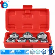 7Pcs/Set 24 27 29 30 32 36 38mm Oil Filter Cartridge Socket Wrench Set Metric