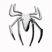 Stylish Spider Car Body Bumper Scratch Cover Metal Sticker Emblem Badge Decor mengxi Silver