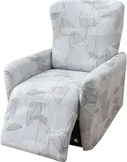 Stretch Recliner Couch Cover 4-Pieces 1Seat Recliner Chair Slipcovers with Pockets Sofa Cover Recliner Lazy Boy Furniture Protector for Living Room (Color : #15)