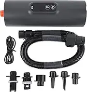 Cordless Inflator Pump, Portable Air Compressor Electric Air Pump with Digital, Powerful Battery, Real Time Pressure Display, Built-in Nozzles, Ideal for Car, Bike & Motorcycle