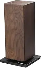 Zassenhaus Wooden Knife Block Spin | Ash | 8 Knife Holder | Magnetic | Rotatable | 13 × 13 × 25.5 cm