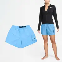 在飛比找Yahoo奇摩購物中心優惠-Nike 短褲 Voyage Cover-Up 女款 藍 黑