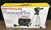 Platinum Plus By Sunpak Camera Tripod / Camera Bag Starter Kit New