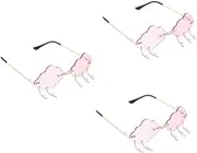 [SAFIGLE] Pcs Multipurpose Boys and Girls Sunglasses Women's Fashion Sunglasses Unique Cloud Shaped Glasses for Parties