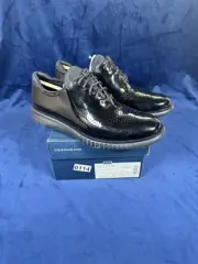 Men's Oxford Cole Haan 2 Zerogrand LSR Wing - BLACK PATENT LEATHER 0489