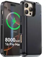 Battery Case for iPhone 16 Pro Max/16 Pro/16 Plus/iPhone16 Power Charging Cover