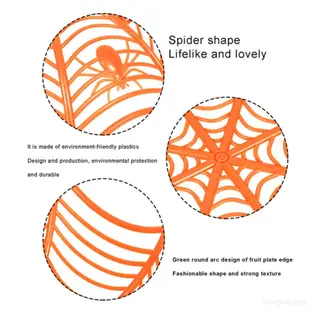 蜘蛛網水果籃 節日喜慶卡通萬聖節蜘蛛糖果籃
