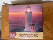 # 213Springbok 1000 Piece Puzzle Lighthouse at Sunset 24” x 30” Brand New Sealed