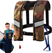 Mirpuytn Swimming Life-Saving Vest | Life-Saving Swimming Vest Inflating for Adults | Ensure Safety Buoyancy Aid Swim Jackets for Water Sports Enthusiasts for Marine Work, Kayaking
